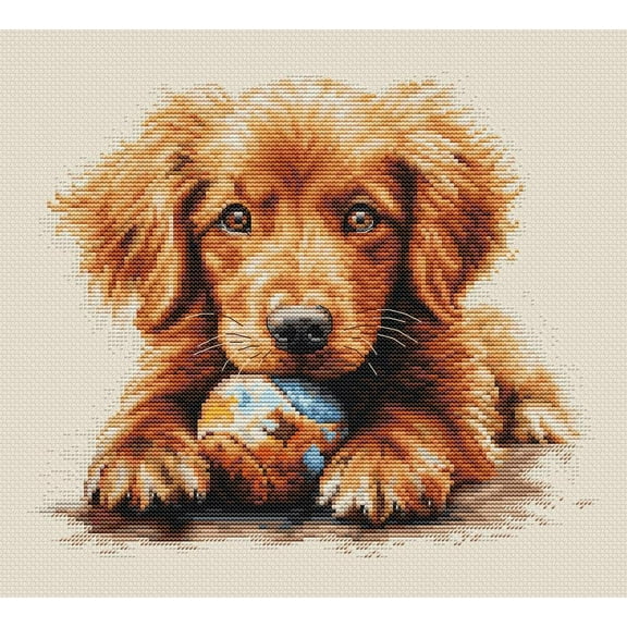 The Play Time BU5037L Counted Cross-Stitch Kit