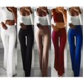 thumbnail image 4 of Womens Stretch Flared OL Work Pants Yoga Bell-bottom Trousers, 4 of 4