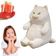 thumbnail image 2 of RUIG Realistic Cat Plush Toy 30CM/11.8 Inches - Stuffed Animal Plushie, Lifelike Stuffed Cat, Soft Plush Toy, Birthday Christmas for Kids,Boys,Girls,Fat Cat Stuffed Toy (Black/White), 2 of 6