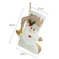 thumbnail image 5 of Walbest 18 Christmas 3D Patterns Stocking Candy Bag with Rope, Xmas Stocking Fireplace Hanging Stocking for Family Holiday Christmas Decoration, 5 of 6