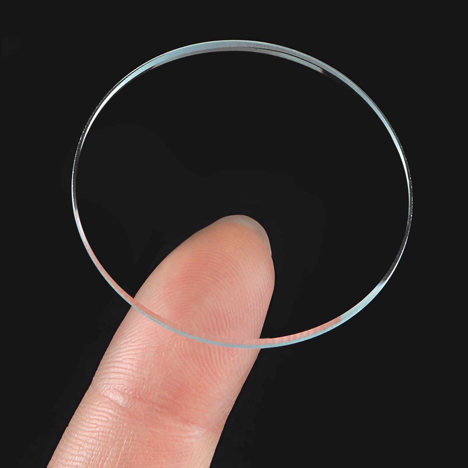 Unique Bargains 6Pcs Watch Crystal Lens Glass 35mm Replacement Parts for Watchmaker Repair