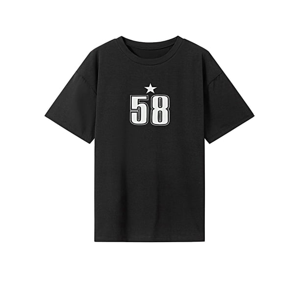 Camiseta de mujer de verano para mujer, camiseta ligera con cuello redondo para viaje a la playa M