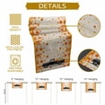 thumbnail image 5 of ERUNPONLY Thanksgiving Table Runner - 48 Inch Long Fall Black Truck Orange Maple Leaves Rustic Cotton and Linen Blended Dress Scarves Farmhouse Table Runner for Kitchen Dining, Coffee Table, 13"x48", 5 of 8