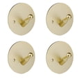 thumbnail image 1 of Ganchos Ganchos para toallas Ganchos para colgar en la ducha para colgar guirnaldas, coronas, medias, abrigos, sombreros, toallas, batas - Baño y cocina, 4 paquetes, 1 of 5