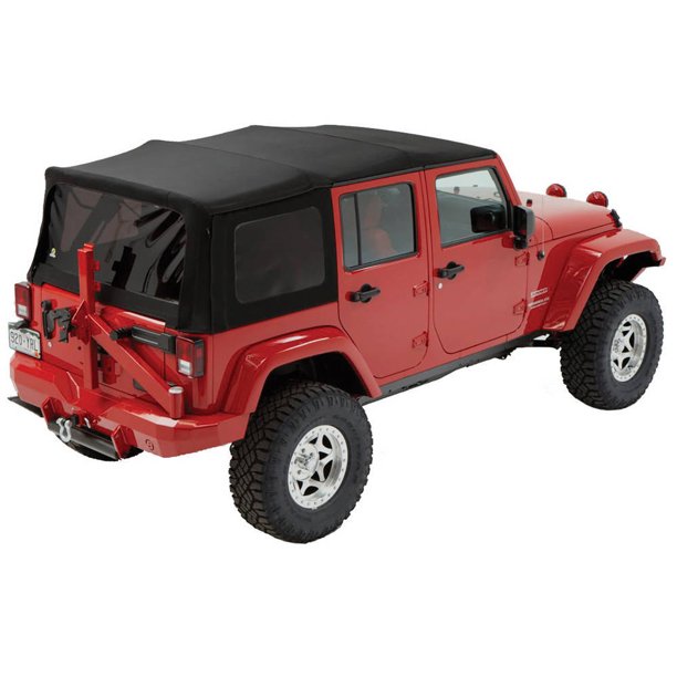 Bestop 54823-17 Soft Top Supertop NX Black; Twill; Without Doors