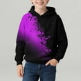 thumbnail image 4 of Sudadera con capucha para niño, con estampado de color, manga larga, informal, deportiva, con capucha, manga larga, sudadera con capucha, top con inserciones en los hombros, blusa de poliéster para ni, 4 of 7