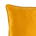 thumbnail image 5 of Lush Decor 100% Polyester Solid Velvet Decorative Pillow Mineral Yellow Single 20X20, 5 of 8