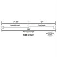 thumbnail image 3 of Exclusive Home Rings 1" Curtain Rod and Coordinating Finial Set, Matte White, Adjustable 66"-120", 3 of 5