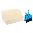 thumbnail image 3 of Cage Toilet Bedding Box Small Litter Pan Rabbit Litter Bin Toilet for Rats Small Blue B, 3 of 8