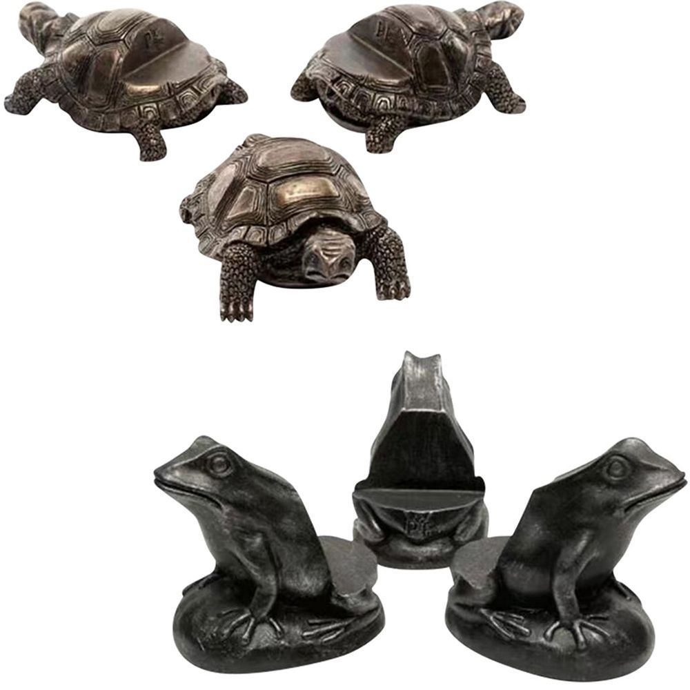 2/5Set Garden Decor Potted Resin Outdoor Plant Stand Flower Pot Support