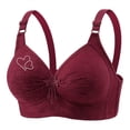 thumbnail image 5 of TAGOLD Womens Summer Plus Size Bra,Womens Bra,Womens's Lace Flower Gathered Together Large Size Daily Bra Underwear No Rims, 5 of 5