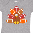 thumbnail image 4 of Inktastic Thanksgiving Cute Football Turkey Boys or Girls Baby Bodysuit, 4 of 5