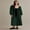 Green, variant on Gupgi Women Floral Dress Front Bow Tie Plaid Dress Boho Long Sleeve Ruffle Flowy Dresses