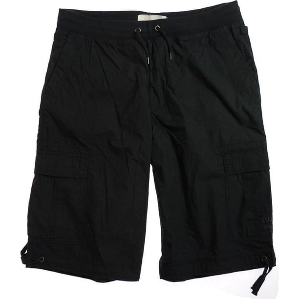 Pantalones cortos informales Ecko Unltd Rons popelina negro 34 Carga
