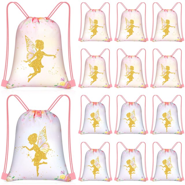 Set de Bolsas con Cordón Censen Flor de Hadas 24 Piezas para Niñas