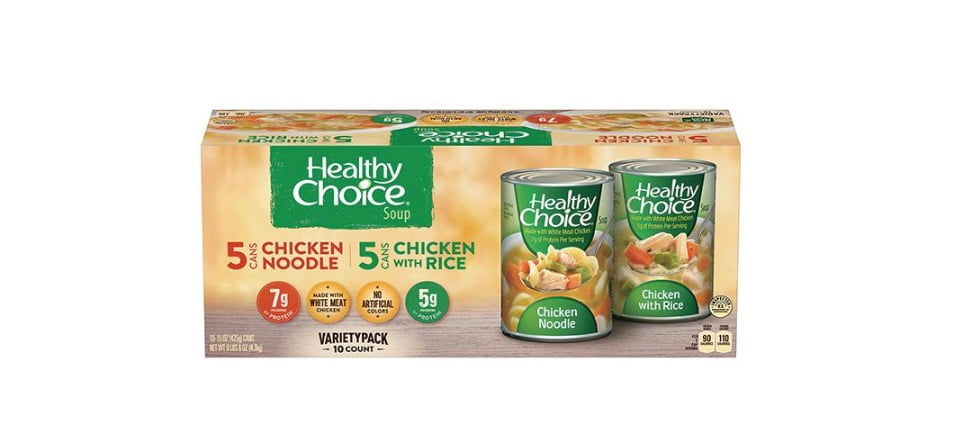 Healthy Choice Variety Pack Soup, 10 pk./15 oz