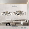 thumbnail image 3 of Elephant Stock Necklace Of Feathers Iii Wall Art - Horizontal Multi Panel Canvas - Living Room Wall Decor - Our America Multi Panel - Brown And Gray Decor By Eva Watts - 92" x 42", 3 of 5