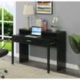 Newport JB Console or Sliding Desk with Drawer and Riser, Black ...