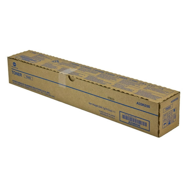 Oem Konica Minolta Tn322 A33k030 Toner Cartridge Black 24k Yield For Use In Konica Minolta Bizhub 224e Printer Bizhub 284e Printer Bizhub 364e Walmart Com