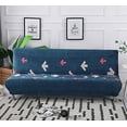 thumbnail image 2 of Futon Slipcover Armless Sofa Cover Stretch Sofa Bed Slipcover Protector Elastic, 2 of 2