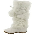 thumbnail image 3 of Talia-Hi Women Mukluk Faux Fur Boot Mid Calf Winter Snow White 7.5, 3 of 5