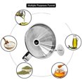 thumbnail image 1 of Oil Liquid Funnel,Stainless Steel Funnel Kitchen Stainless Steel Funnel Household Kitchen Tools Elevate Your Experience, 1 of 7