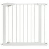 Munchkin Easy Close Pressure Mounted Baby Gate for Stairs, Hallways and Doors, Walk Through with Door, 29  Tall and 29.5  - 35  Wide, Includes (1) 2.75  Extension, Metal, White