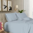 thumbnail image 3 of Aireolux 800 Thread Count 100% Cotton Supima, Wrinkle Resistant, Soft & Cozy, Sateen Pillowcases Standard Light Blue, 3 of 8