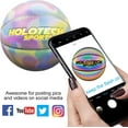 thumbnail image 6 of MILA CHIC Basketball, Holographic Basketball Size 7 (29.5") for Adults, Reflective Glowing Composite Leather Basketball with Pump, Indoor Outdoor Night Basketball Gifts for Boys Girls, 6 of 8