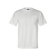 thumbnail image 2 of Bayside - Union-Made T-Shirt with a Pocket - 3015 - White - Size: M, 2 of 3
