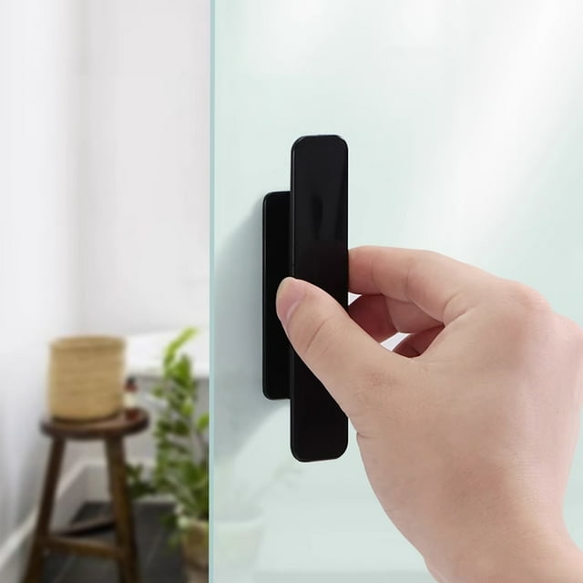jesticaly 2pieces Easy Installation Self Adhesive Handles Wide Range Of Uses Sturdy And Durable Pulls ABS
