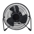 thumbnail image 4 of Ventilador de escritorio con reloj USB LED, ventilador de mesa con retención en tiempo real, mini ventilador portátil para Temperatura de 4 pulgadas, 4 of 9