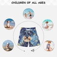 thumbnail image 6 of joogoo Kids Boys Swim Trunks Dog Starry Night Beach Board Shorts Drawstring Swimsuit Kid Teen L, 6 of 6