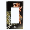 thumbnail image 5 of Metal Light Switch Plate Outlet Cover Romantic Angel Cupid Love Clover Box AGL006, 5 of 13