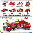thumbnail image 3 of Set de construcción EP EXERCISE N PLAY City Fire Truck con helicóptero, 3 of 6