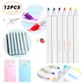 thumbnail image 1 of DEBGFS 12 Pcs Marqueur Étudiant Stylos Colorés à Double Pointe, 1 of 6