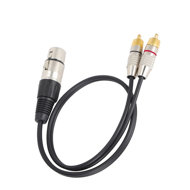 Divisor de cable de audio xlr hirrbra a doble macho para cine en masa y equipos de audio profesiones