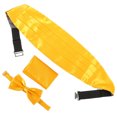 thumbnail image 3 of Cummerbund Ensemble de Nœud Papillon 1Ensemble Jaune Polyester Réglable pour Mariage et Réunions d'Église, 3 of 8