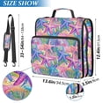 thumbnail image 2 of FORMRS Zipper Binder with Shoulder Strap 2-inch Ring 500 Sheet Capacity File Bag, Gradient Starfish Pattern, 2 of 5