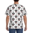 thumbnail image 3 of Bixox Men's Pirate Puppy Printed Short Sleeve Skinny Athletic T-Shirt, 3 of 6