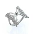 thumbnail image 2 of QQTDFG Fashion Butterfly 925 Silver Ring Women Cubic Zirconia Wedding Gift Adjustable-Adjustable-#6, 2 of 2