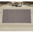 thumbnail image 1 of Mushroom Decorative Rug, Pattern with Different Mushrooms Doodle Monochrome Display Organic Garden, Quality Carpet for Bedroom Dorm and Living Room, 6 Sizes, Warm Taupe, by Ambesonne, 1 of 1