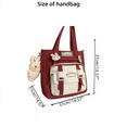thumbnail image 4 of Student Cute Cherry Red Backpack Set (2pcs: Backpack + Tote) - Lightweight & Spacious, Perfect for School/Casual Shopping/Short Trips, 4 of 6