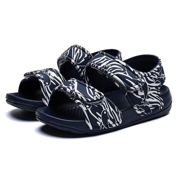 Verano Disney Spiderman nuevas sandalias para niños bebé transpirable Batman antideslizante playa zapatos niños lindo Mickey sandalias Luminous29 (plantilla de 18,7 cm) Gao Jinjia LED