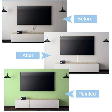 Cord Cover Hider Cable Management On Wall Raceway Wires Organize For Computers And Mounted Tvs In Home Or Office Paintable Concealers To Hide Power Canada - Flat Screen Wall Mount Tv Cord Cover Cord Cover Hider Cable Management On Wall Raceway Wires Organize For Computers And Mounted Tvs In Home Or Office Paintable Concealers To Hide Power Canada - Flat Screen Wall Mount Tv Cord Cover