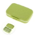 thumbnail image 3 of Unique Bargains 6 Grids Single Layer Pill Box for Travel 1 Pc Green, 3 of 6