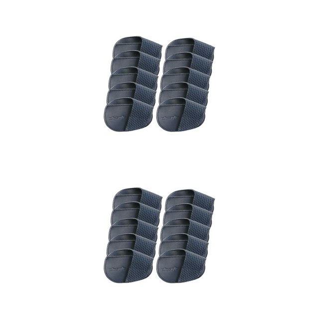 Destyer Golf Head Covers PU Portable Protector Travel Golf Athlete for Training Deep Blue Large 10 Pcs 2Set