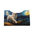 thumbnail image 4 of Lsque Vintage Starry Sky Labrador A Printed Long Tissue Box Cover Holder, Facial Paper Organizer Dispenser,Triangle with Bottom Belt, PVC Leather Decorative Organizer, 4 of 9