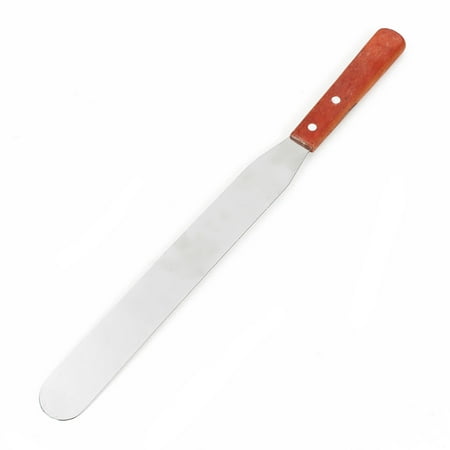 Kitchen Wooden Handle Stainless Steel  Cake Butter Cream Icing (Best Spatula For Icing Cake)