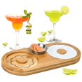 thumbnail image 1 of Margarita Salt Rimmer Set - Wooden Bartender Tool With Ptainless Steel Spice Container For Cocktails And Margarita, 1 of 4